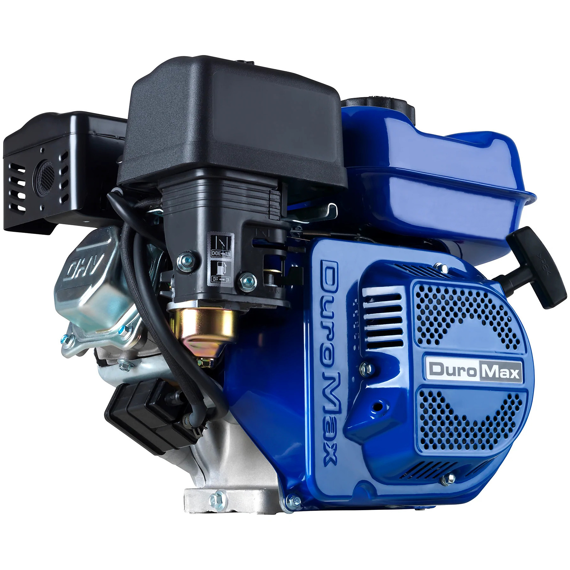 DuroMax, 7 HP 3/4in. Shaft Gas-Powered Engine, Engine Displacement 208 cc, Engine Type Gasoline Engines, Shaft Diameter 3/4 in, Model# XP7HP